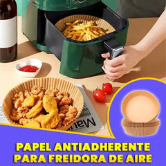 Papel Antiadherente para Freidora de Aire