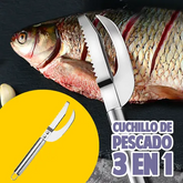 Cuchillo de Pescado 3 en 1