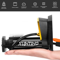 Inflador de Llantas para Auto y Bicicleta