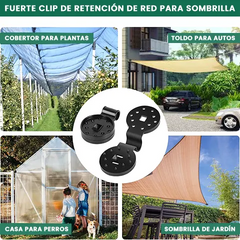 Set de 50 Clips para Fijación de Red