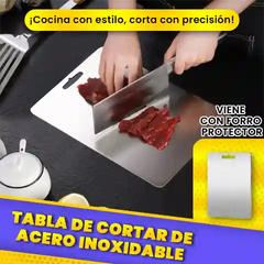 Tabla de Cortar de Acero Inoxidable