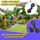 Set de 50 Clips para Fijación de Red