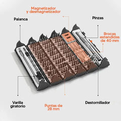 Kit Destornillador 128 en 1
