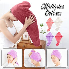 Pack de Bata + Gorra de Baño de Secado Rápido