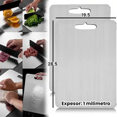 Tabla de Cortar de Acero Inoxidable