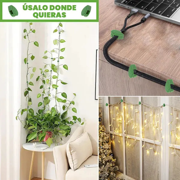 Clips de Sujeción para Pared
