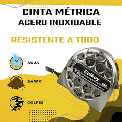 Cinta Métrica de Acero Inoxidable