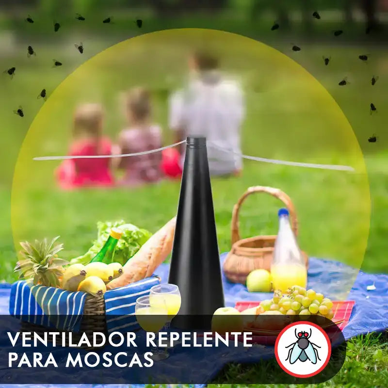 Ventilador Repelente para Moscas