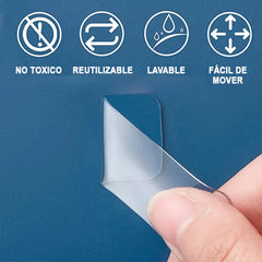 Pegatinas Reutilizables de Doble Cara