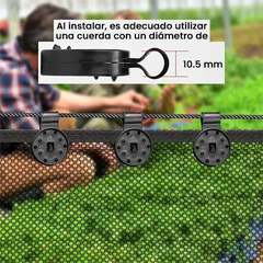 Set de 50 Clips para Fijación de Red