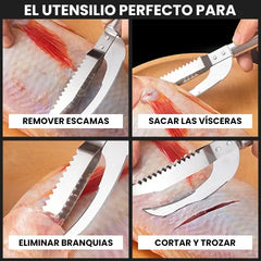 Cuchillo de Pescado 3 en 1
