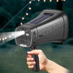 Megáfono Con Panel Solar