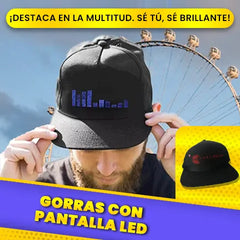 Gorras con Pantalla LED