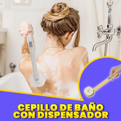 Cepillo de Baño con Dispensador