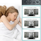 Reloj Despertador Proyector LED
