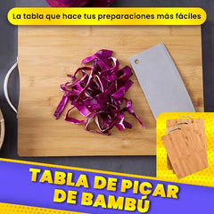 Tabla de Picar de Bambú