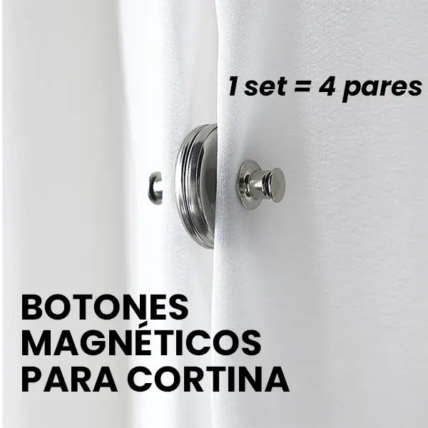 Botones Magnéticos para Cortina