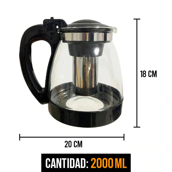 Jarra Tetera de Vidrio