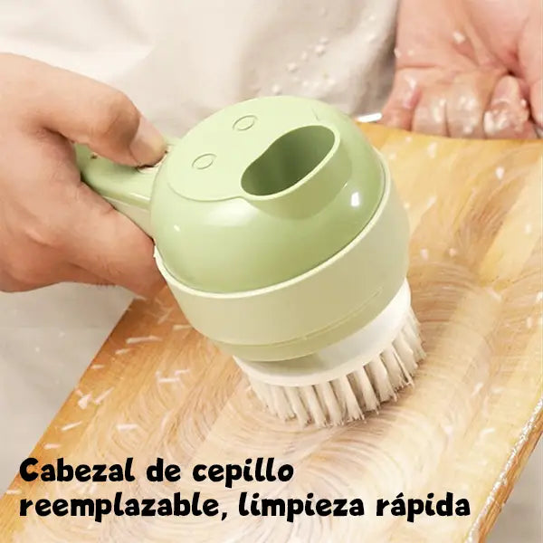 Cortador de verduras eléctrico 4 en 1